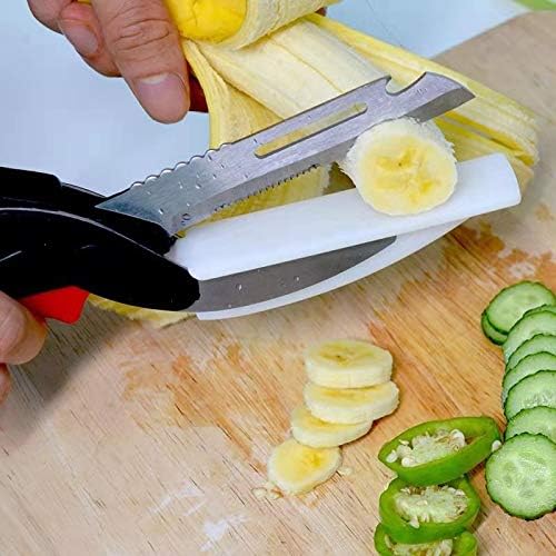 Miniatura 4 de Cuchillo Tijeras Cortador Alimentos 6En1